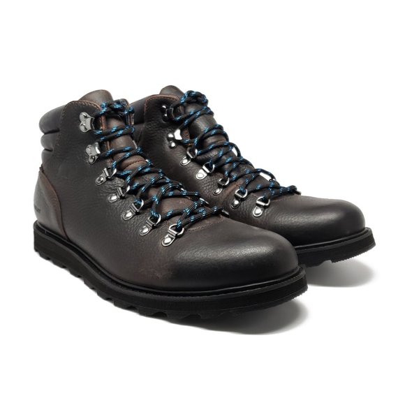 Sorel Madson Leather Hiker Boots in Tobacco - Picture 6 of 8